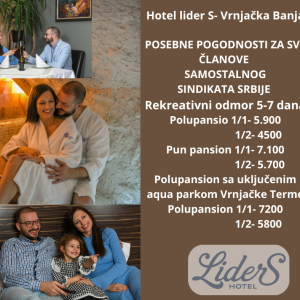 VIkend u hotelu Lider S